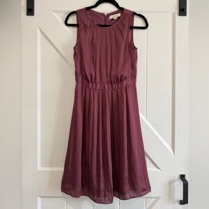 LOFT Mauve Sleeveless Dress